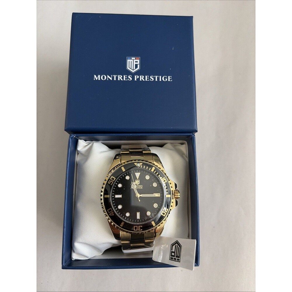 Invicta X Montres Prestige Men's Gold/Black Watch 42mm MPW-0085